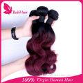 cheap malaysian body wave hair colored two tone hair weave